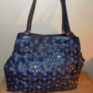 Michael Kors Very Unique  Leather Basket Weave Bag